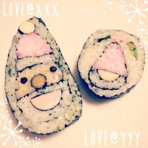 【イベント】クリスマスに作りたい！サンタとベルのデコ巻き寿司