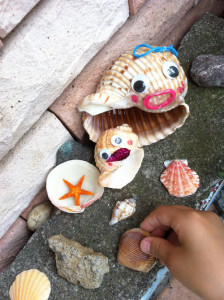 貝殻たちを変身させよう