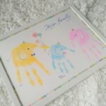 　手形アートで家族の記録や子どもの成長記録・GW帰省の手土産にも