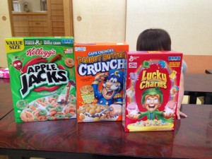 アメリカのコンフレーク（シリアル）事情　その１